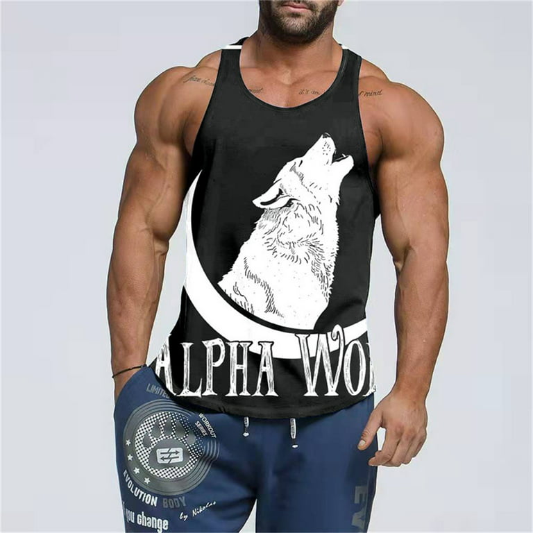Tank Tops Men Black Camo Quick Dry Sports Gym Bodybuilding Fitness Beach  Running Workout White Sleeveless Shirts For Men 