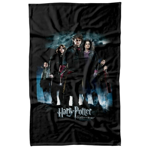 Harry Potter Goblet of Fire Poster Fleece Blanket 36' x 58',Goblet of Fire Poster