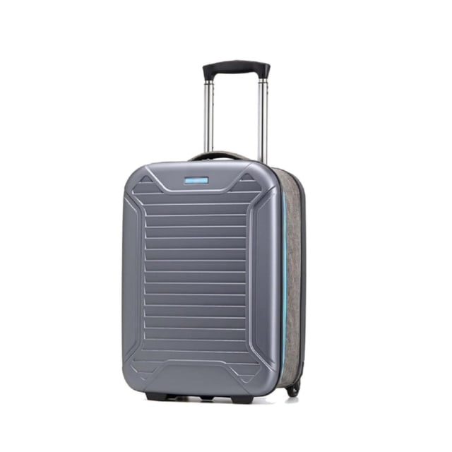 Maleta De Mano Deportiva Plegable 28' con Ruedas - Perfecta para Viajeros Azul