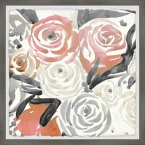 Marmont Hill Flower Zoom Framed Wall Art, 12.00" x 1.50"