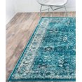 thumbnail image 4 of Unique Loom 3134642 2 x 3 ft. Imperial Bosphorus Rectangular Rug, Turquoise, 4 of 10