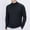 Black, variant on COSFO Shirts for Men White Casual Crew Neck Long Sleeve Solid Pullover Tshirts Shirts for Men