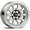 Machined Silver, variant on RockTrix RT111 18 inch Wheel Compatible with Chevrolet Silverado 1500 Tahoe, 6x5.5 Rim 6x139.7 Wheel, 18x9, -12 Offset, 4.5 Backspace, Also fits GMC Sierra 1500 Yukon, Black