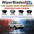 thumbnail image 2 of 2000 Honda CR-V Beam Wiper Blades Wipers w/1yr Warranty (Set of 2), 2 of 5