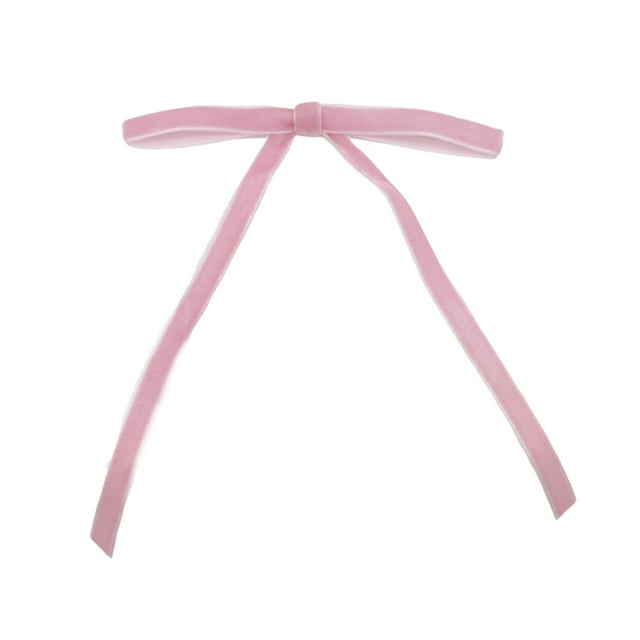 tredstone Lot de 24/lot Nœuds en Velours pour Arbre de Noël Porte et Décoration Maison Nœuds Rouges pour Cadeaux Arbre de Noël Rose