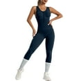 thumbnail image 2 of WILLBEST Mono de Entrenamiento para Mujer, de Manga Larga, con Cremallera Frontal Y Espalda Descubierta, Elástico, Deportivo, para Yoga, Running, Ropa Informal Cómoda. Grande, 2 of 8