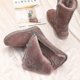 thumbnail image 4 of Ecelen Women's Winter Ankle Boots Plush Lined Side Zip Warm Platform Ankle Boots With Plush Lined Thfru22, 4 of 5