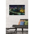 thumbnail image 2 of Cityscapes - Venetian Causeway Wall Poster, 22.375" x 34", Framed, 2 of 3