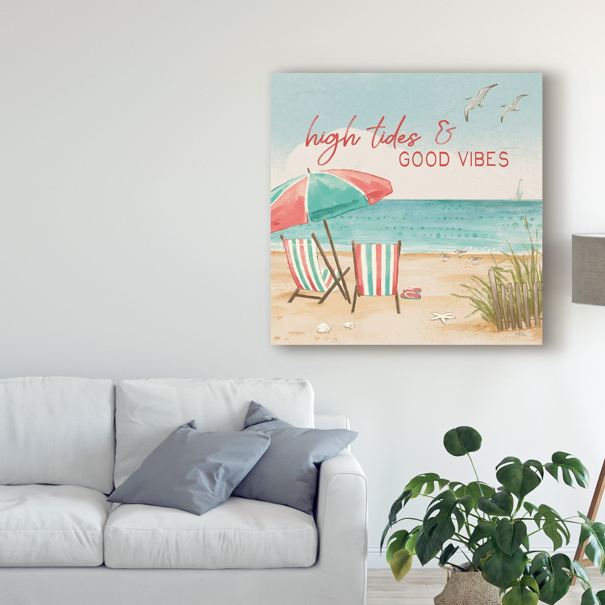 Beach Time II' Canvas Art by Janelle Penner
