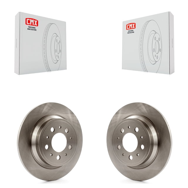 CMX Rear Disc Brake Rotors Pair for Car Volvo S60 XC70 V70 S80 K8-100766