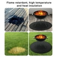 thumbnail image 5 of TNOBHG Easy Clean Fireproof Mat Fireproof Mat Outdoor Camping Round Grill Pad Oil-proof Water-resistant Reusable Wood Burning Fire-pit Mat, 5 of 8