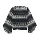 thumbnail image 2 of Blusa Alfani Mujeres Sheer Zigzag Negro PS, 2 of 2