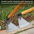 thumbnail image 4 of HengDidi Thickened Manganese Steel Forged Garden Hoe - Efficient Weeding and Cultivating Tool for Agriculture and Gardening, Ergonomic Handle for Comfortable Farming Work, 4 of 6