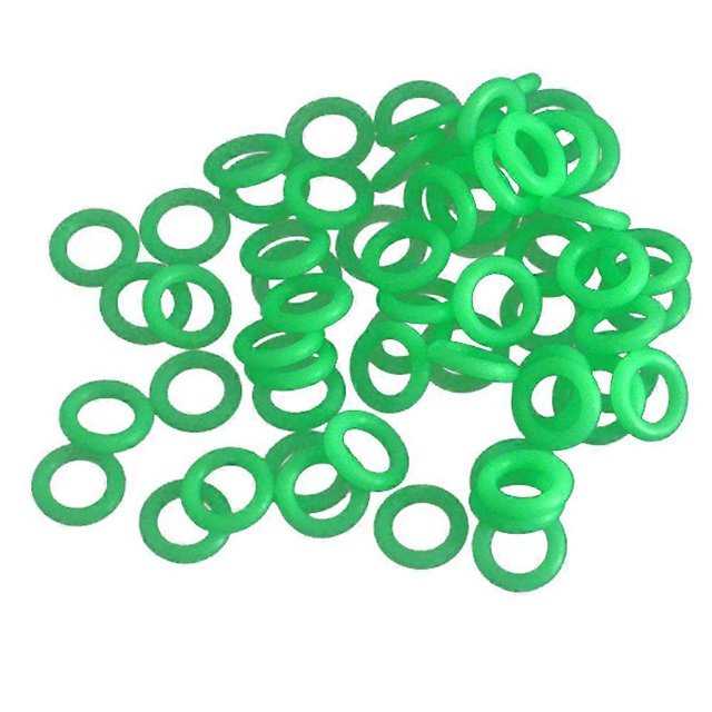 100 Pcs Fluorescent Rings Camping Tent Rings Tent Nail Stake Luminous Rings