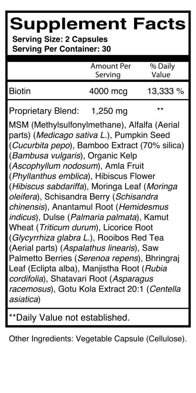 Shedavi Hair Growth Vitamin, 60 Count
