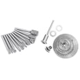 thumbnail image 1 of 10Pcs HSS Tungsten Carbide Rotary Cutting Burr Set with 6 Pcs 22-44mm HSS Circular Saw Blade Cutting Discs Set, 1 of 8