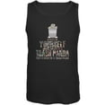 thumbnail image 1 of Always Be Yourself Trash Panda Black Adult Tank Top, 1 of 1