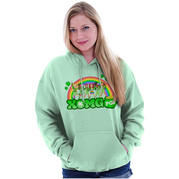 XOMG POP Saint Paddy Pot of Gold Hoodie Sweatshirt Women Brisco Brands 2X