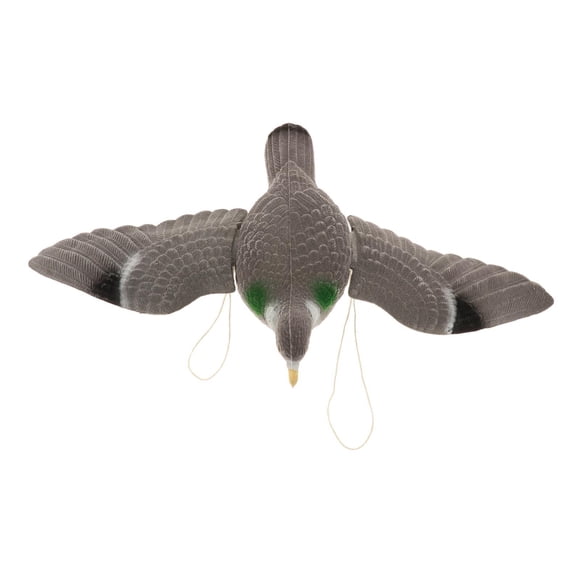 Alas móviles para espantar aves, señuelo de búho espantapájaros estatua terrorífica paloma al aire libre Control aves para Macarena Señuelo de pájaro volador