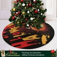 thumbnail image 6 of FMSHPON Halloween Skull Pumpkin Xmas Christmas Tree Skirt Stand Mat for Holiday Party Decoration Indoor Outdoor 36 inches, 6 of 6