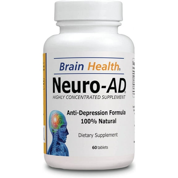 Neuro AD Lift Your Mood - Brain Health 60 Tabs - Highly Concentrate Supplent - Dietary Supplement