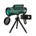 thumbnail image 2 of todays deals, 12X50 HD Monocular Telescope, Monoculars for Adults High Powered with Smartphone Holder & Tripod, BAK-4 Prism and Compact Monocular for Bird Watching, Hiking, Camping, Travel (Green), 2 of 9