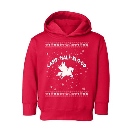 

Awkward Styles Ugly Xmas Hoodie for Girls Boys Toddler Christmas Camp Half-Blood Sweatshirt