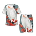 thumbnail image 1 of Balery Cockatoo Red Berries Conjunto de Pijama Infantil de Manga Corta con Estampado – Ropa de Dormir de Algodón Suave-4X-Large, 1 of 6