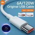 thumbnail image 2 of Xiaomi-cargador de Cable Usb Tipo C 6A Original, dispositivo de carga rápida Turbo Tipo C de 120w, para Mi 12, 11, 10 Pro, 9, Poco Redmi Note K30S, 2 of 4