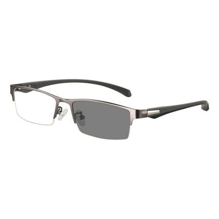 Photochromic Anti Blue Ray Reading Glasses +1.0 to +3.5 Flexible Temples UV400 Farsighted Sunglasses