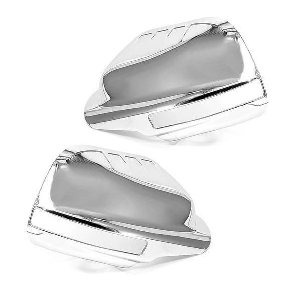 Sizver Chrome Door Mirror Coverss For 2011-2015 Ford Explorer *w/ turn signal only*