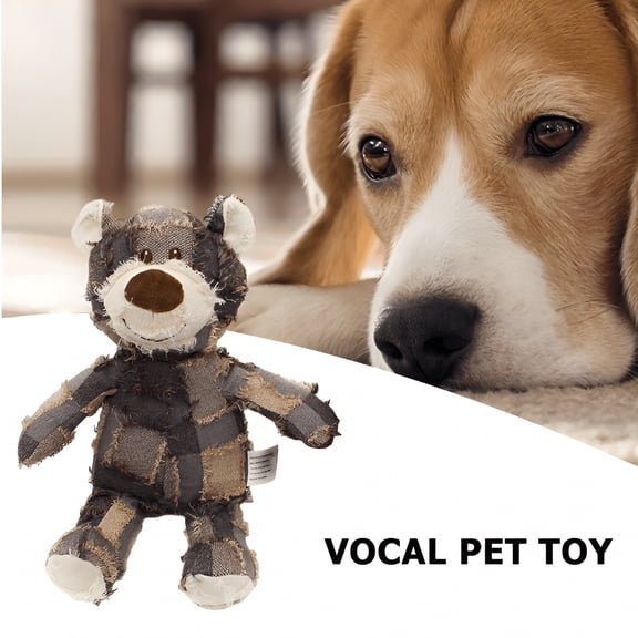 BESTSKY Robust Bear,Dog Toys for Aggressive Chewers,Squeaky Toys for Dogs And Cats,Sturdy Plush Interactive Dog Toys for Small And Large Dogs