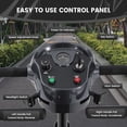 thumbnail image 5 of 15 Miles 4-Wheel Mobility Scooter for Adults & Seniors, 350W Powered Electric Wheelchair Device, Foldable & Portable Design with Removable Basket,300LBS Capacity,Compact & Portable for Elderly, 5 of 9