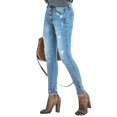 thumbnail image 2 of Ripped Straight Leg Jeans 2022 Autumn New High Waisted Skinny Jeans Vintage Lady Denim Trousers Pencil Jeans Streetwear zhangyuxiang LED, 2 of 2