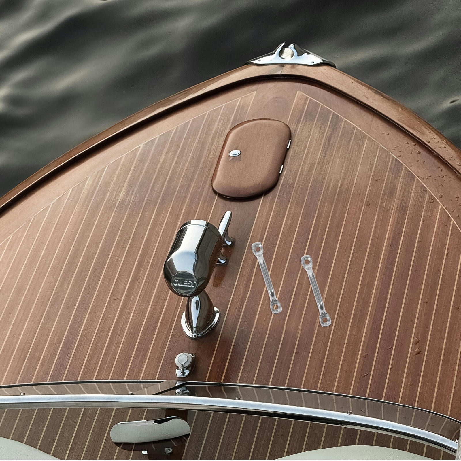 DEEPCRAFF Stainless Steel Boat Top Straps Anchors for Kayak Canoe Marine Hardware Accessories and Rust-Resistant