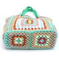 thumbnail image 6 of Knitted Shouder Bags for Women Crochet Handbag Colorful Summer Totes Oversized Hobo Bag Woven Top Handle Purse, 6 of 7