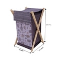 thumbnail image 2 of Bacati - Owls Grey/Beige Neutral Cotton Hamper, 2 of 7