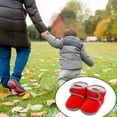 thumbnail image 5 of Winter Warm Infant Newborn Crib Sock Shoes First Walkers-red-13 yards, 5 of 5
