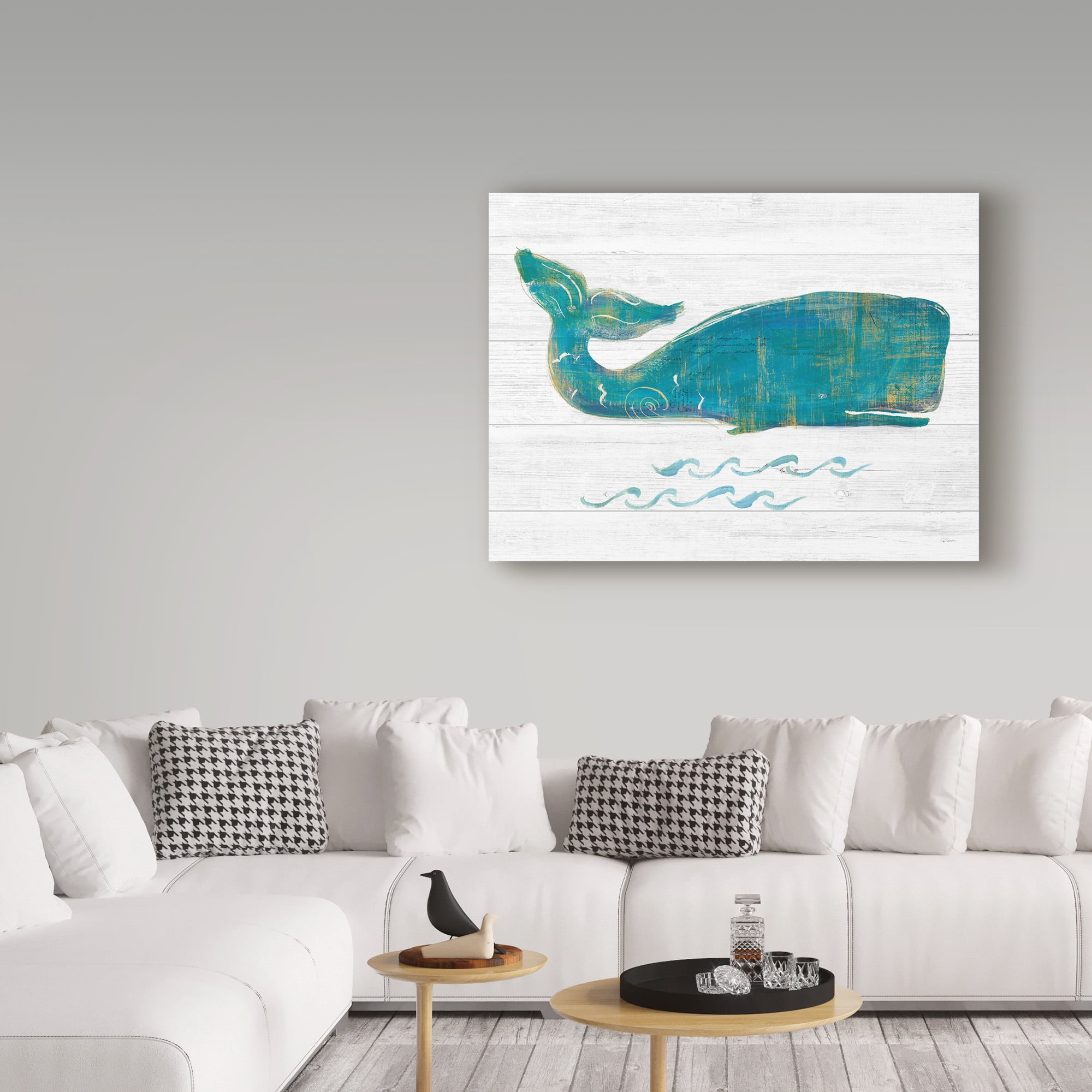 Trademark Fine Art 'On the Waves I Light Plank' Canvas Art by Sue Schlabach