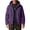 c01Purple, variant on Rain Jacket for Women Solid Color Elastic Waterproof Lightweight Rain Coat Hiking Windbreaker Jacket with Hood Green L