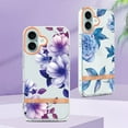 thumbnail image 5 of Case for Samsung Galaxy S22 Phone case, cute floral design, magnetic shockproof heavy-duty protection, 5 of 5