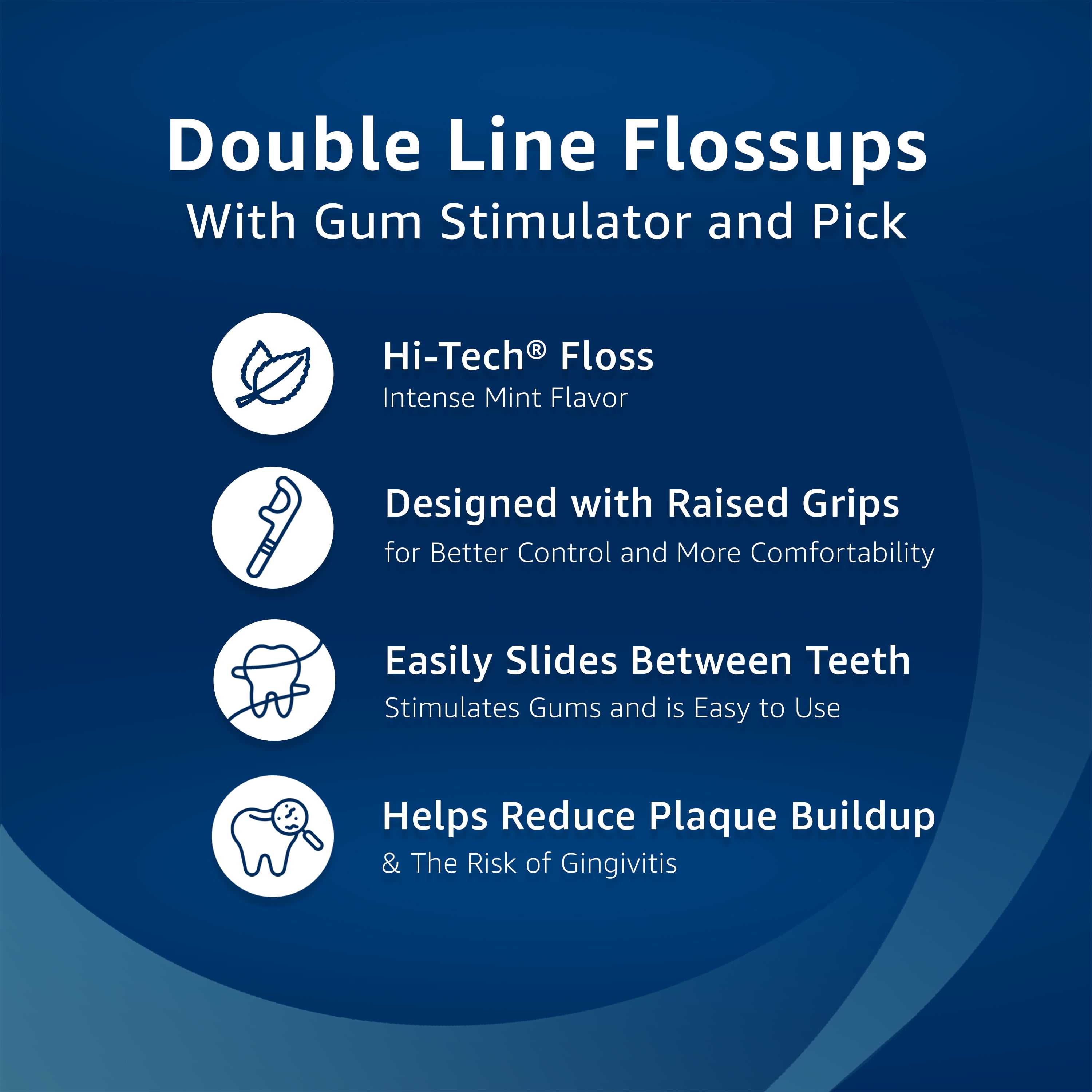 Buy Equate Double Line Mint Floss Picks, Dental Flossers with Gum
