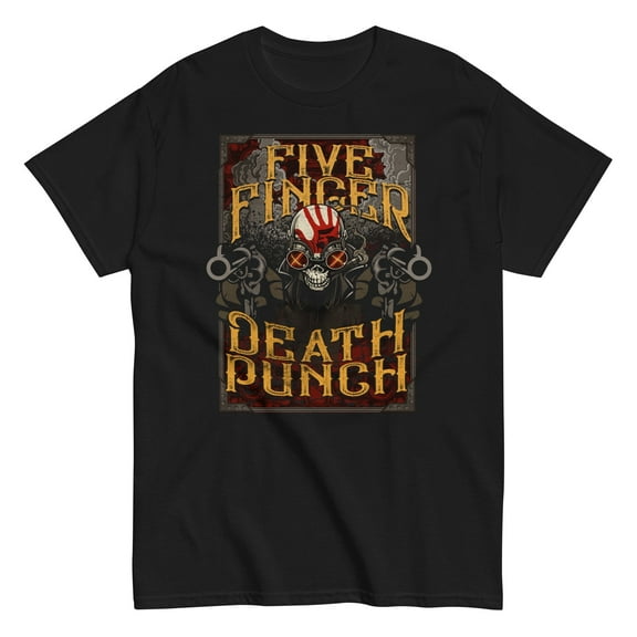 Five Finger Death Punch - Barrels Unisex T-Shirt - Black - Small