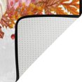 thumbnail image 5 of Dreamtimes Watercolor Colorful Pumpkin Area Rug, 36"x24" Thanksgiving Maple Leaf Non-Slip Washable Indoor Door Mat, Absorbent Floor Mat for Bedroom Kitchen Entryway Bathroom, 5 of 7