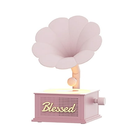 Mini Retro Bluetooth Speaker Portable Wireless Mini Outdoor Sound System Radio Music MP3 Subwoofer Pink