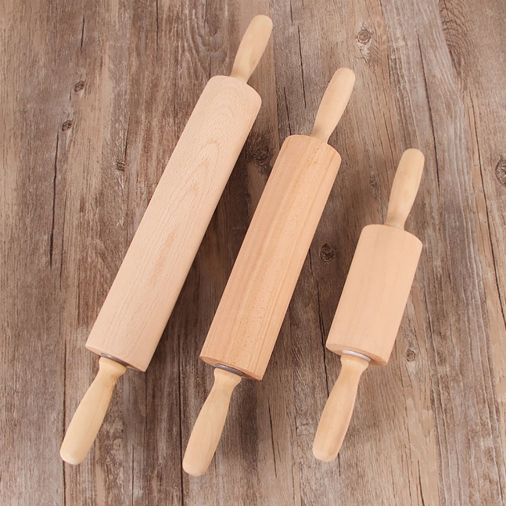 Pastry Cake Baking Toll Stick Wooden Dough Roll Rolling Pin Kitchen Tool BS 