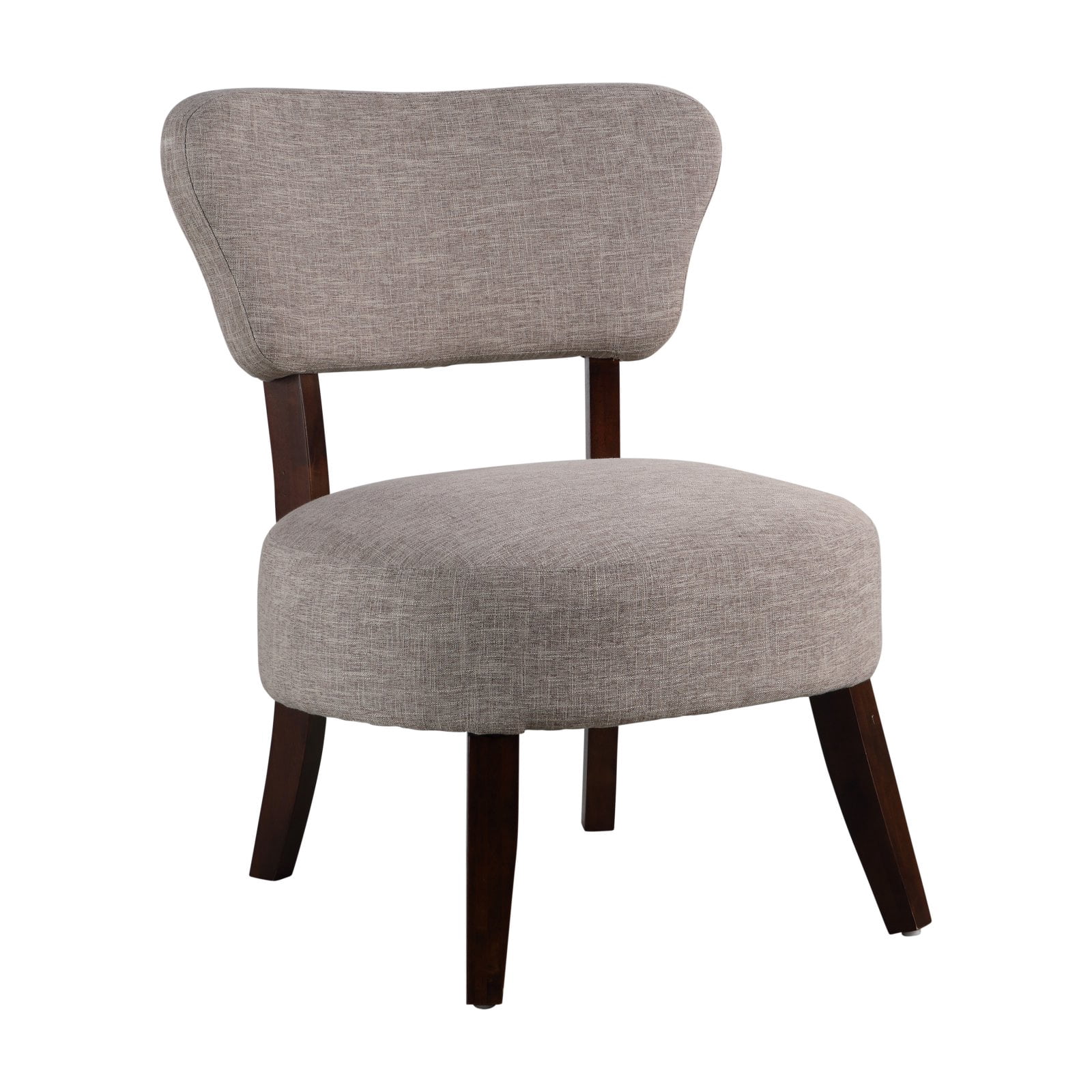 Round Seat Accent Chair, Taupe