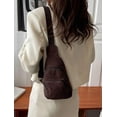 thumbnail image 2 of LHSHID Crossbody Bag for Women Canvas Shoulder Sling Hobo Bag Anti-theft Purse Pocket Travel Handbag, 2 of 5