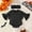 Black, variant on Placlothes Kids Girl Hall-oween 100% Cotton 2-Piece Outfit: Bat Wing Romper + Bow Headband, Black, 0-18M,Size 0 Months