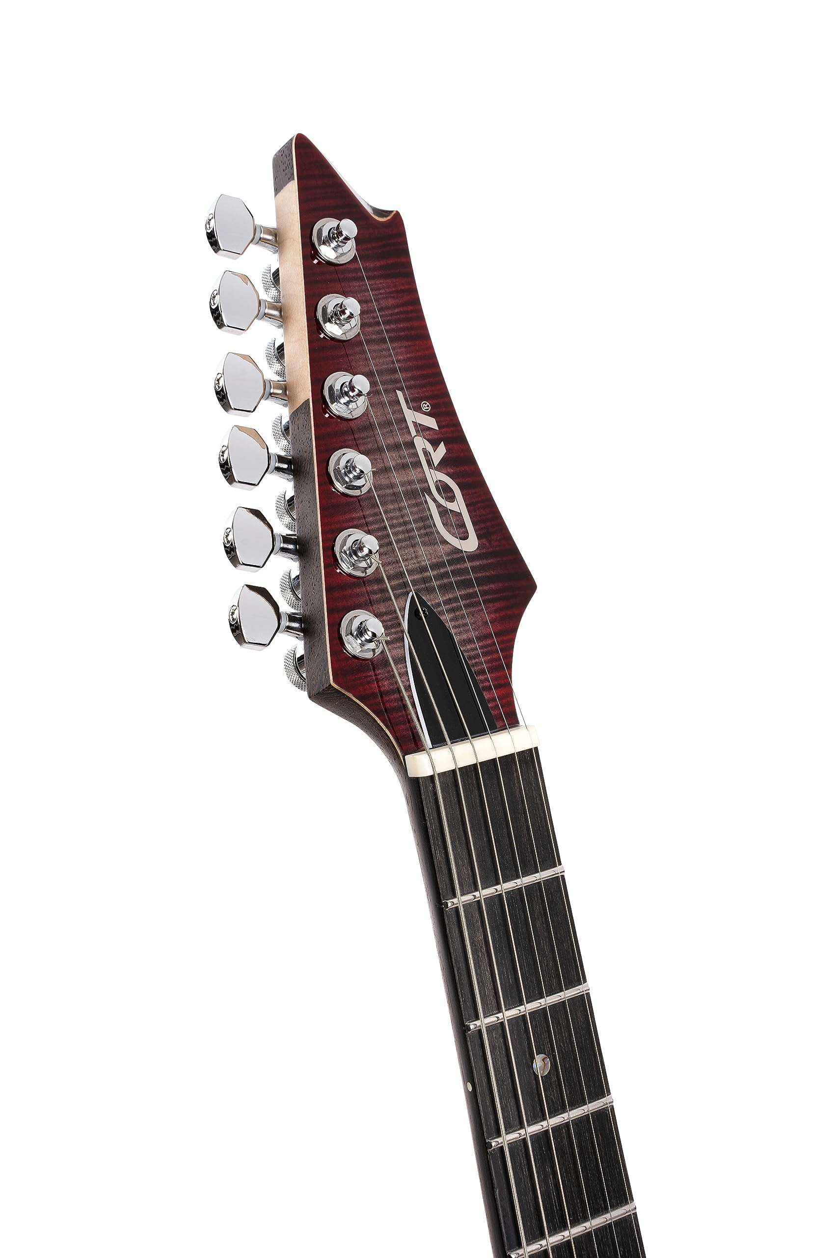 Cort Guitars Duality II LVB Electric Guitar with Bag Lava Burst Wine